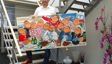 Cadeau voor Albert 15-jarig bestaan