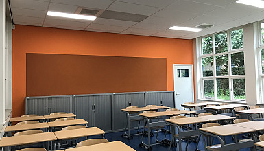 Verbouwing “proeflokaal” HBM (Haemstede-Barger Mavo)