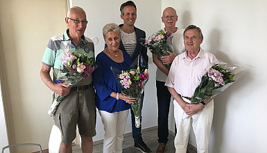 Bedankje aan bewonerscommissie Mont Blanc