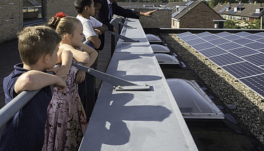 Definitieve oplevering zonnepanelen Elimschool