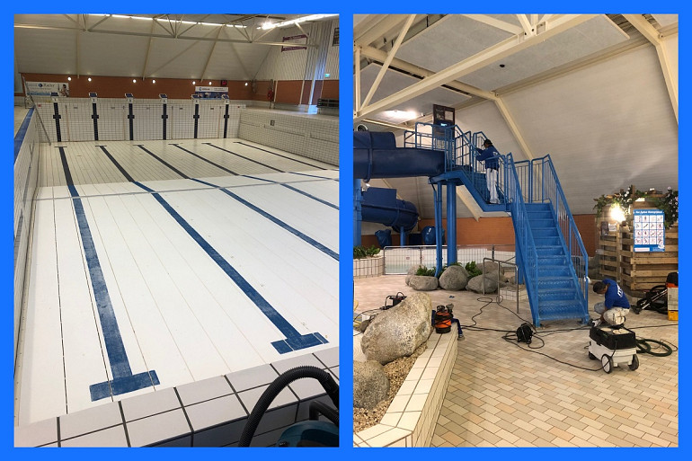 Groot Onderhoud Zwembad de Wasbeek te Sassenheim             