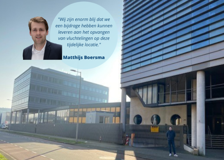 Van schoolgebouw naar opvanglocatie 