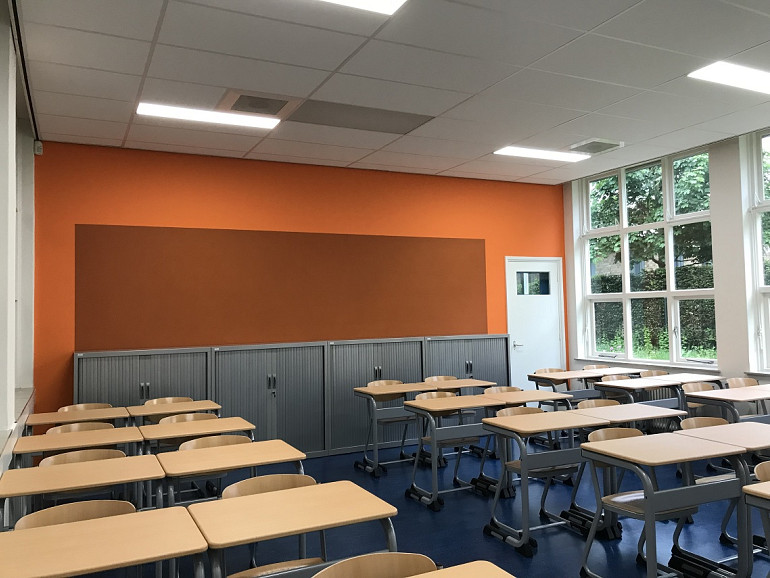 Verbouwing “proeflokaal” HBM (Haemstede-Barger Mavo)