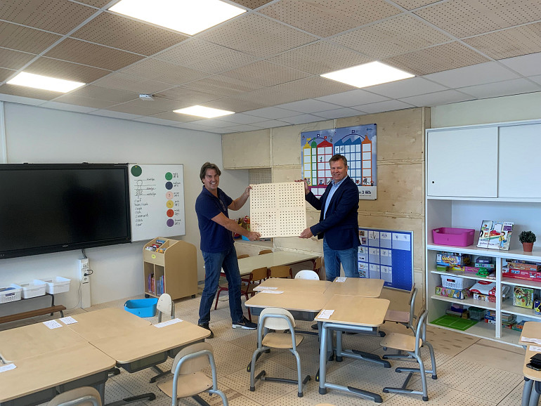 Elk seizoen een comfortabel klaslokaal