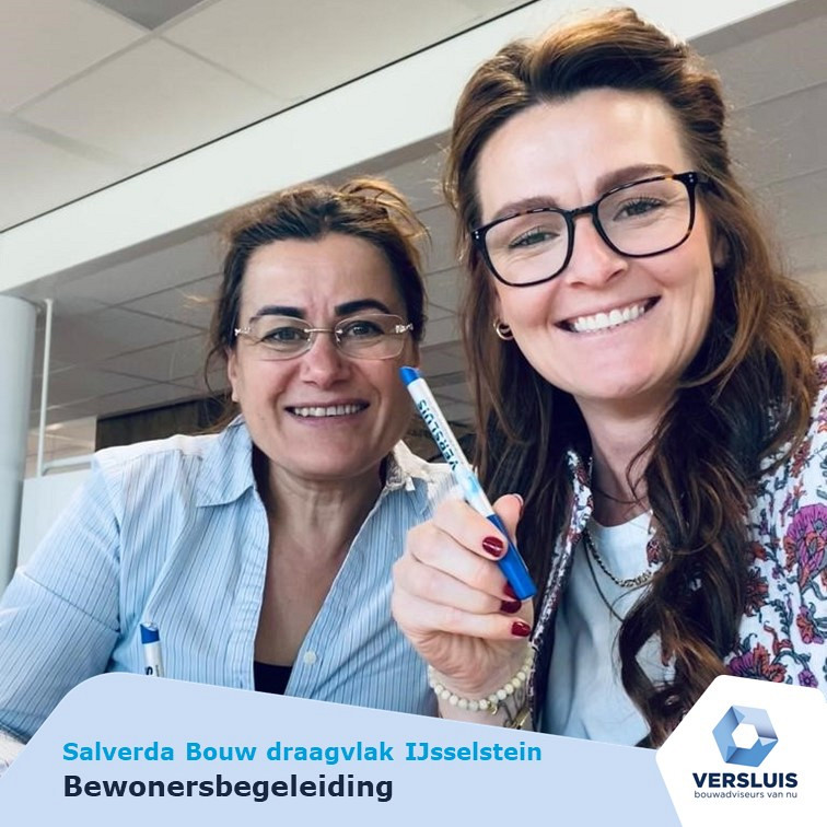 Voor Salverda Bouw zijn Birsen en Malou bezig met de voorbereidingen van draagvlak! 