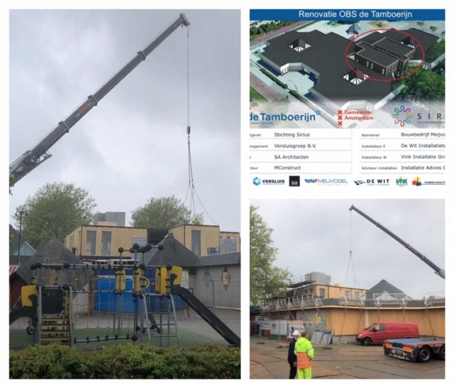 Mooi moment tijdens renovatie OBS De Tamboerijn