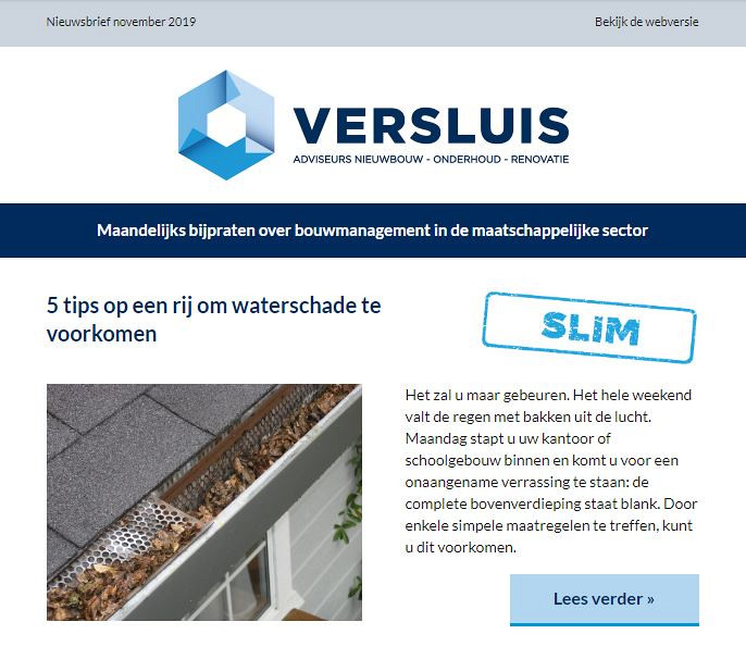 Heeft u de nieuwsbrief van november al gelezen?