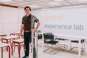 Alsof je lesgeeft in de buitenlucht